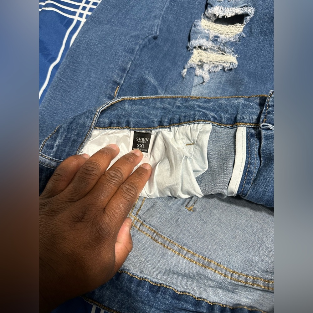 Like new denim jeans asking for $25